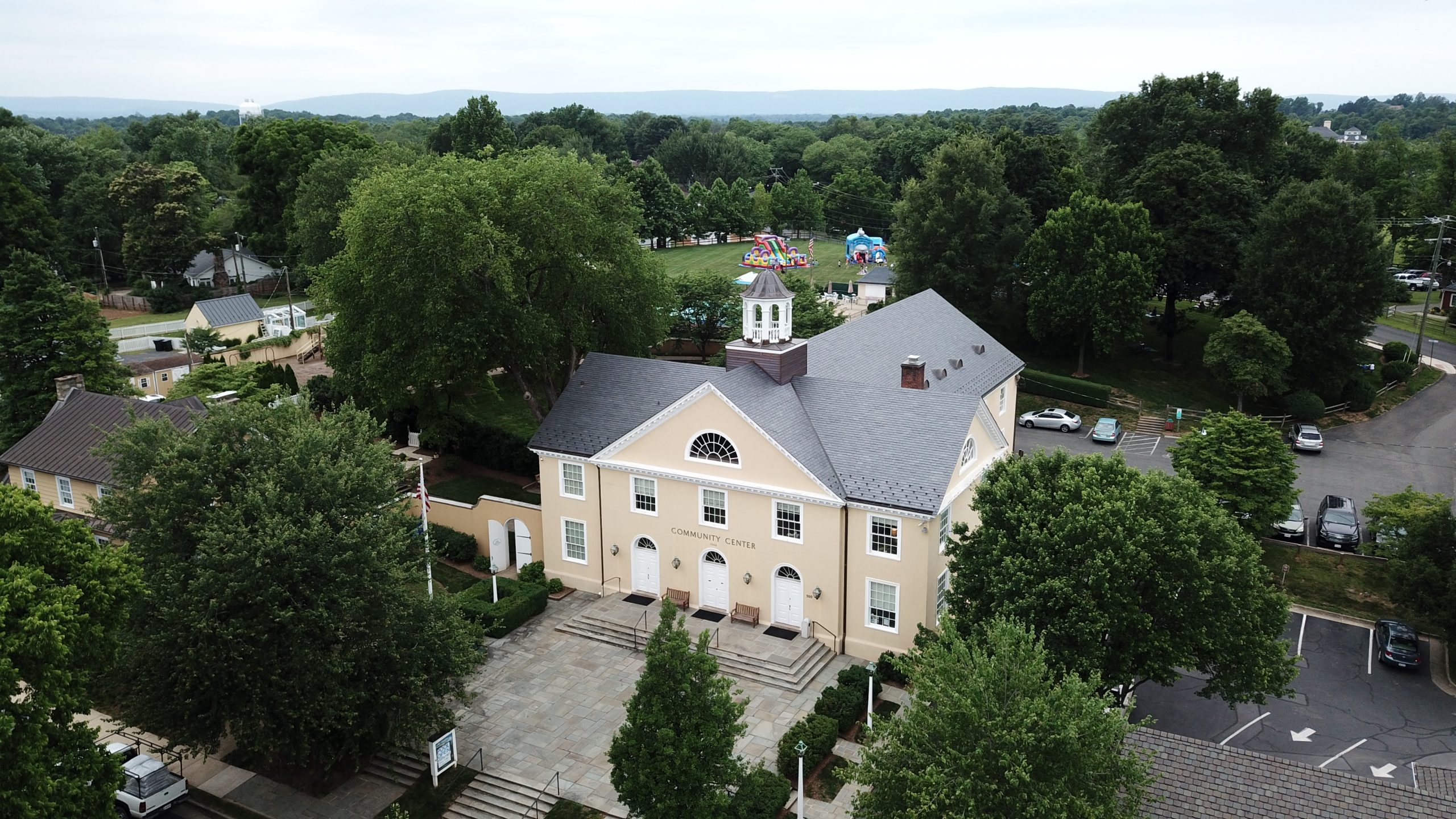 Outside Overview from above of the Middleburg Community Center
