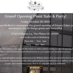 Ettens Eden Grand Opening