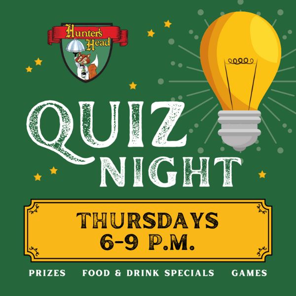 Hunter's Head Tavern Quiz Night Visit Middleburg Virginia