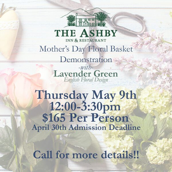Mother's Day Floral Basket Demonstration and Lunch Visit Middleburg