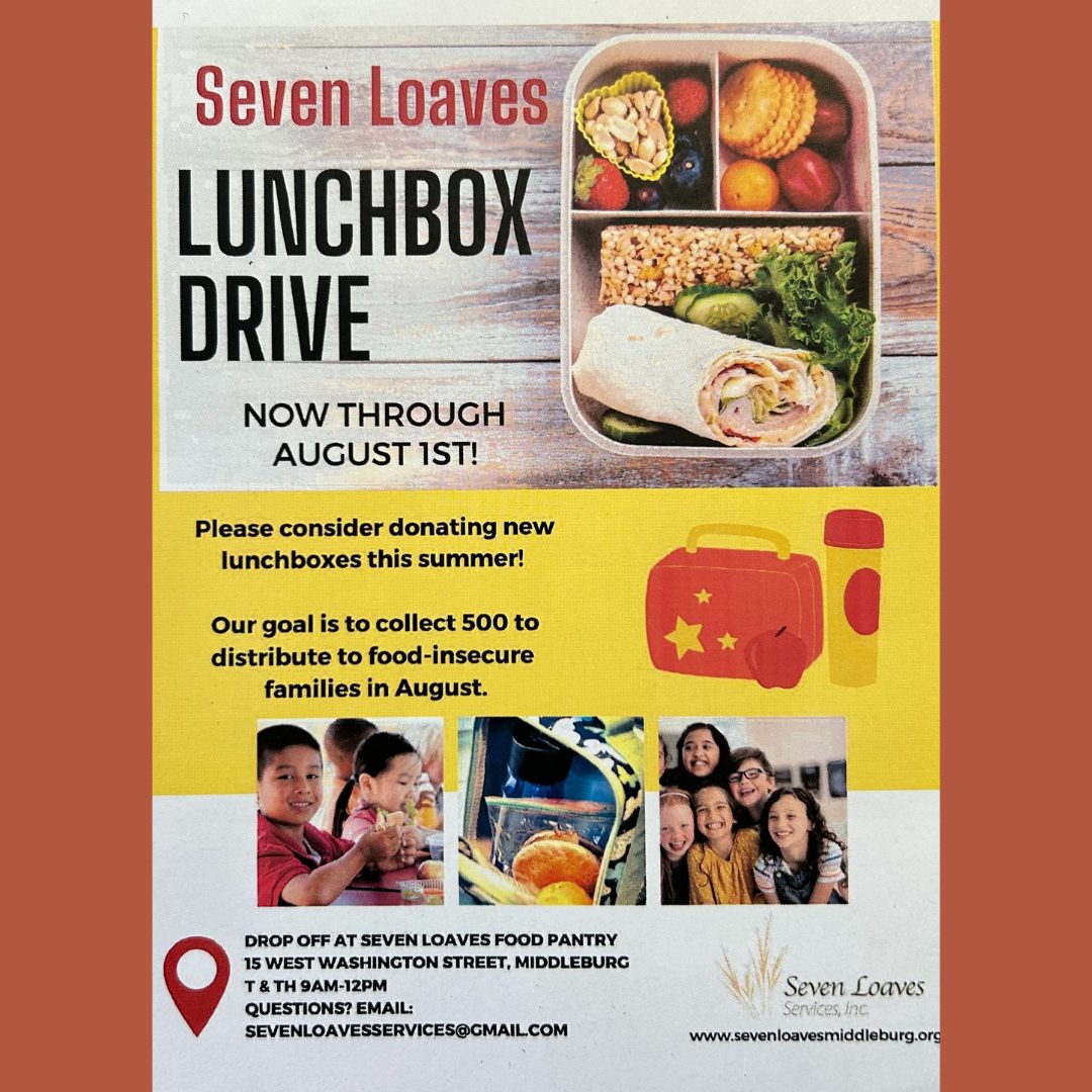 Seven Loaves Lunchbox Drive Visit Middleburg Virginia