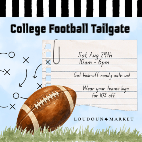 College Football Tailgate at Loudoun Market in Middleburg