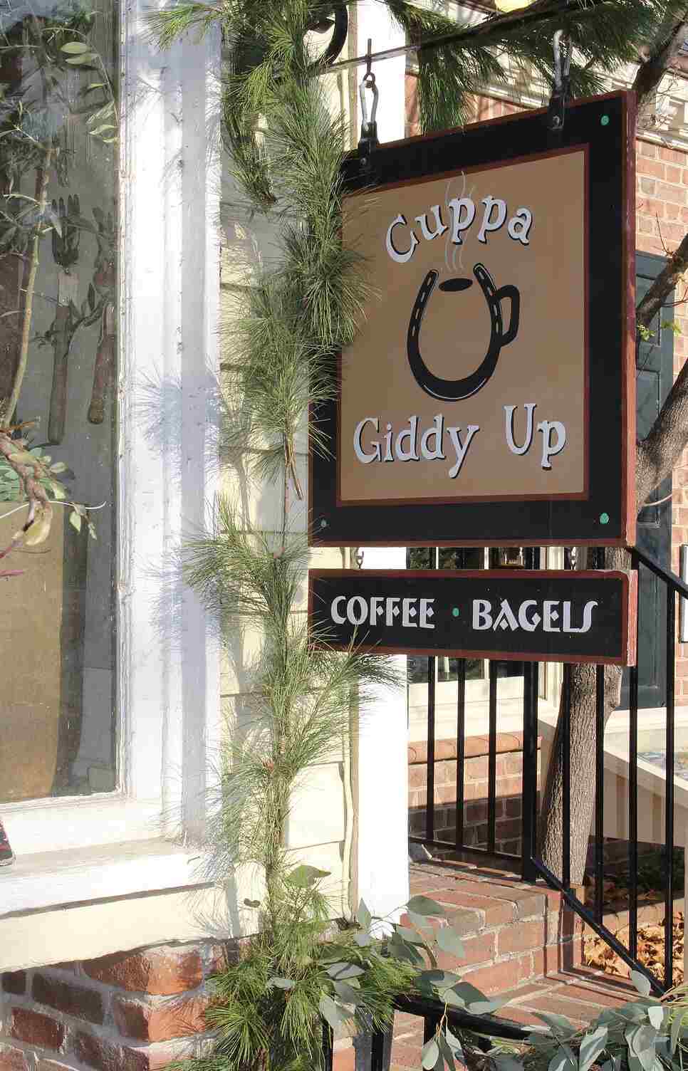Cuppa Giddy Up Sign