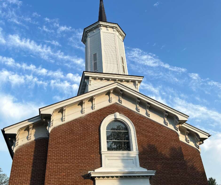 Middleburg United Methodist Church exterior with steeple